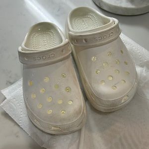 White Crocs